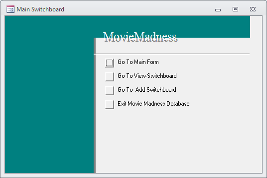 Movie Madness Database